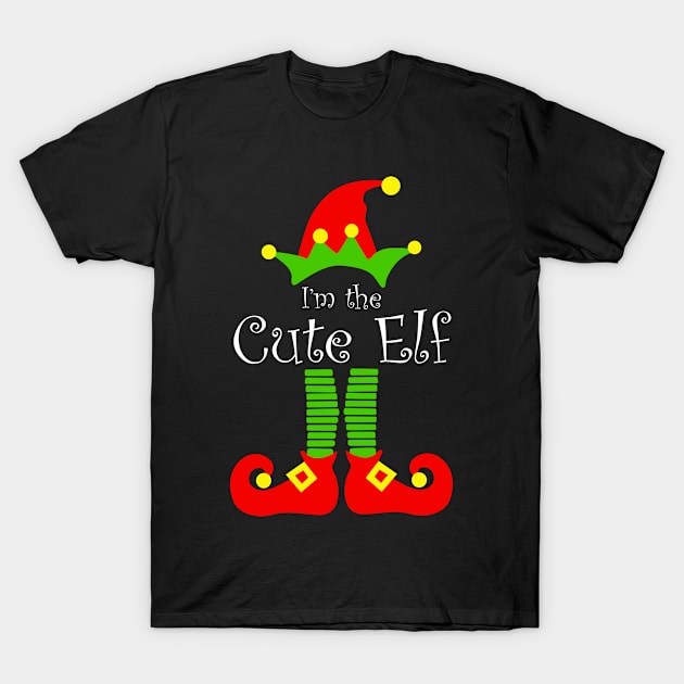 I'm The Funny  Cute Elf Christmas Gifts for Women Kids Boys Girls T-Shirt by William